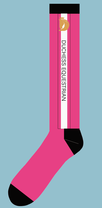 Rider Competition Socks : Pink