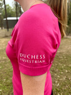 Short Sleeved Riding T-shirt: Pink