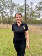 Short Sleeved Ridding T-Shirt : Black